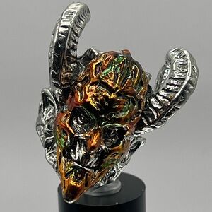 Brand New Silver Devil Ring